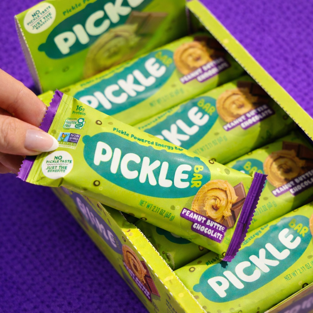 Pickle Bar - Protein Bar with Electrolytes - Peanut Butter Chocolate Flavor
